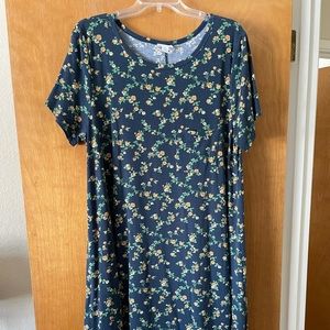 SOLD XL Floral Lularoe Carly Dress